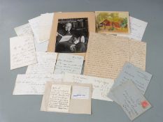 19th Century autograph letters & ephemera including William Wetmore Story, Oliver Wendell Holmes, B.