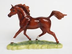 John Beswick galloping horse, with box