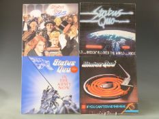 Approximately 200 mostly rock LPs including ZZ Top, Status Quo, Gillan, Ozzy Osborne, UFO, Steve