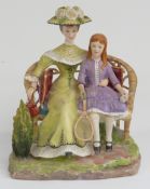 Royal Worcester limited edition 223/500 figure group Charlotte and Jane, with box and certificate,