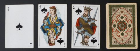 The State printing Works, St. Petersburg, Russia playing cards. Pack with double ended courts