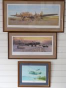 Two USAAF interest signed limited edition prints comprising Philip West Those Golden Moments (35/