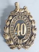 British Army Second Somersetshire 40th Regiment of Foot, Glengarry badge