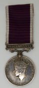 British Army Long Service and Good Conduct Medal named to 6446981 F.S.R. W R Cluff, Royal Fusiliers