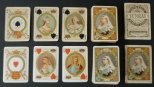 Goodall  & Son, London playing cards. Pack to commemorate Queen Victoria’s Jubilee in 1887 and