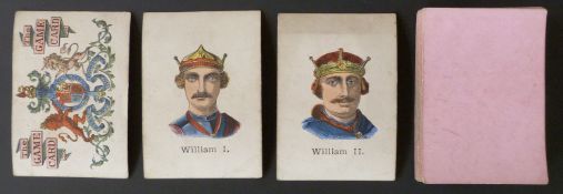 Possibly Jaques & Son, London The Kings and Queens of England playing card game. This is possibly