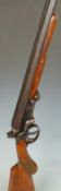 Parkemy .410 side by side folding poacher's shotgun with chequered semi-pistol grip, double