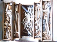 Tools to include spanners, sockets etc