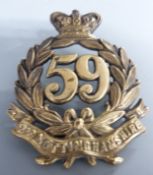 British Army: 2nd Nottinghamshire 59th Regiment of Foot, Glengarry badge