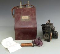 Military bubble sextant Mk IX B with box