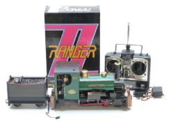 Roundhouse Bertie 32mm gauge 0-4-0 live steam garden railway locomotive and tender 'Ironstone