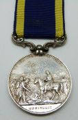 British Army Punjab Medal, named to Naib Resaldar Mirza Hydur Beg, 2nd IC