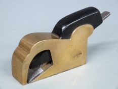 Bullnose vintage woodworking plane, possibly Norris or similar, length including iron 13.5cm