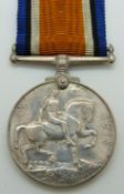 British Army WWI War medal named to 31798 Pte J R Smith, 2/5th Glosters/ Gloucestershire Regiment