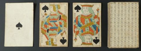 J.T. Dubois, Liege, Belgium playing cards. Belgium pattern (family of the Paris pattern). Maker's