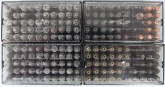 One hundred and fifty four .22 rifle cartridges. PLEASE NOTE THAT A VALID RELEVANT FIREARMS/