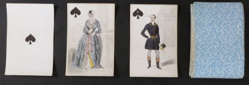 Geofroy, Paris, France Cartes Parisiennes playing cards. Le Cameleon. Non-standard historical