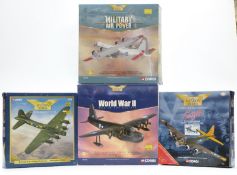 Four Corgi The Aviation Archive 1:144 scale diecast model aeroplanes World War II War In The Pacific