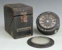 Royal Navy signalling lens in box, Admiralty pattern 16087
