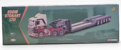 Corgi Eddie Stobart Ltd 1:50 scale limited edition diecast model Scania Low Loader CC12203, in