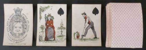 Maclure, Macdonald & Macgregor, Manchester. Nursery Rhymes transformation playing cards. Version 2.