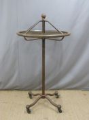 Industrial/ shopfitting/ haberdashery Superdry circular hanging rail with weldmesh top raised four