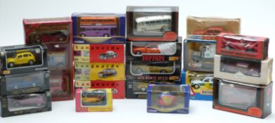 Twenty Corgi, Vanguards, Matchbox, Exclusive First Editions (EFE), Maisto and NewRay diecast model