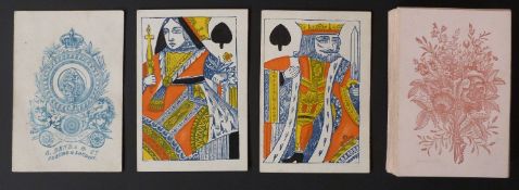 G. Benda, Coburg & London playing cards (possibly made by Van Genechten).  Standard full length