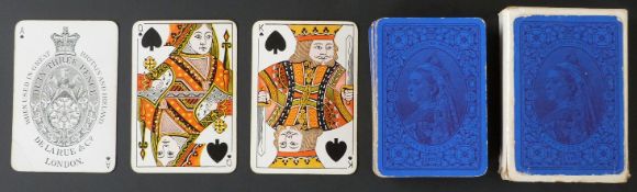 De La Rue & Co, London  Royal Victoria playing cards to commemorate Queen Victoria’s Jubilee in