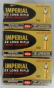 One hundred and forty one Imperial High Velocity .22 rifle cartridges. PLEASE NOTE THAT A VALID