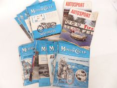 Quantity of 1950s Motor Cycle magazines and two 1967 Autosport magazines