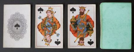 Thomas De La Rue & Co, London and Paris small format playing cards. For export to France. Type 2