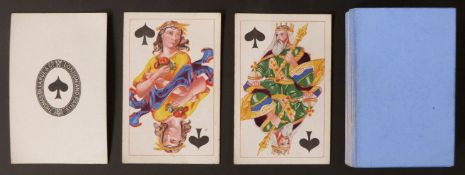 Thomas De La Rue & Co, London and Paris small format playing cards. For export to France. Type 1