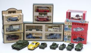 Fifteen Dinky Toys, Vanguards, Cararama and Lledo diecast model vehicles and vehicle sets