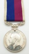 Royal Air Force Long Service and Good Conduct medal named to 446438 F Richardson RAF