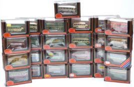 Twenty-five Exclusive First Edition (EFE) diecast model buses and coaches, all in original boxes
