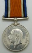 British Army WWI War Medal named to 12169 Pte G Turner 8th Battalion, Glosters/ Gloucestershire
