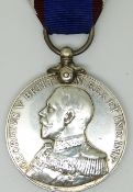 George V Royal Fleet Reserve Long Service and Good Conduct Medal named to 154135 W Newman, RFR