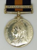 British Army Cape of Good Hope General Service Medal named to Oudtshoorn, Volunteer Rifles with
