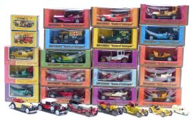 Twenty-six Matchbox Models of Yesteryear diecast model cars, 20 in original boxes