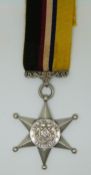 British Army Kimberley Star Mayors Siege Medal 1900 with 'a' Hallmark