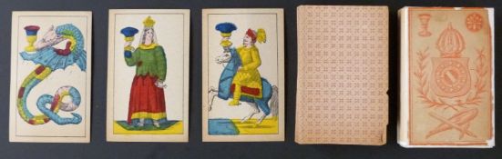 Playing Cards. Belgium. Mesmaekers Freres, Turnhout. Naipes Finos. Later Portugese type pattern.