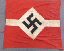 WWII Third Reich German Nazi flag, 140 x 115cm