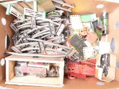 Bowman 0 gauge live steam LMS 0-4-0 locomotive 300 together with a collection of Hornby 0 gauge