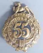 British Army Westmorland 55th Regiment of Foot, Glengarry badge