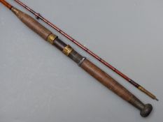 Split cane spinning fishing rod 'The Premiere', approximately 7'