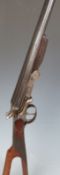 Belgian .410 side by side folding poacher's shotgun with border engraved lock, trigger guard,