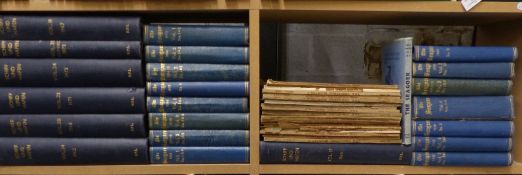 A quantity of 1930's bound volumes of The Seagoer, 1920's Yachting Monthly and seven bound volumes