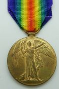 British Army Victory Medal named to 17658 Pte J R Hughes Glosters/ Gloucestershire Regiment