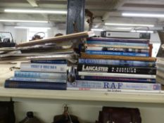 A quantity of aircraft interest books and collectables including models, prints, Concorde etc